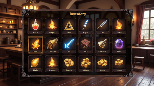 策略塔防类游戏截图，城堡防御场景，多个炮塔建筑围绕城堡布置，敌人小怪在路径上移动，战术布局界面